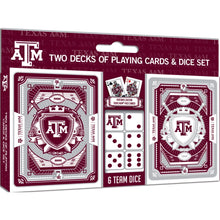 Load image into Gallery viewer, Texas A&M Aggies - 2-Pack Playing Cards & Dice Set