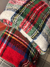 Load image into Gallery viewer, TARTAN CHENILLE BLANKET