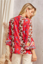 Load image into Gallery viewer, Fabulous printed embroidered top
