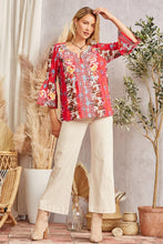 Load image into Gallery viewer, Fabulous printed embroidered top
