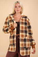 Load image into Gallery viewer, Oversized Faux Fur soft tunic Hooded Jacket
