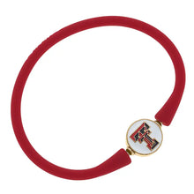 Load image into Gallery viewer, Texas Tech Red Raiders Enamel Silicone Bali Bracelet
