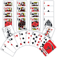 Load image into Gallery viewer, Texas Tech Red Raiders Playing Cards
