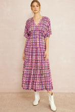 Load image into Gallery viewer, Plaid midi dress
