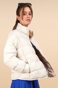 Solid Puffer Jacket