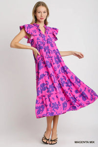 The Aruba Floral Midi Dress