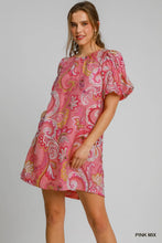 Load image into Gallery viewer, Paisley Print Babydoll Dress
