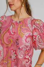 Load image into Gallery viewer, Paisley Print Babydoll Dress
