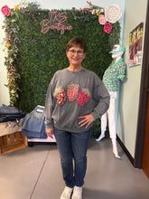 Load image into Gallery viewer, Strawberry Patch Blueberry sweatshirt
