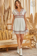 Load image into Gallery viewer, The Merry Embroidered babydoll dress
