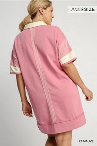 Light Mauve Comfy Dress