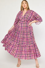 Load image into Gallery viewer, The Betsy Plaid midi dress
