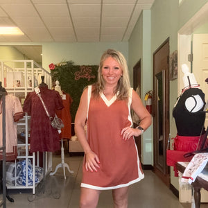 Solid Sleeveless pullover Dress