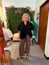 Load image into Gallery viewer, Exaggerated Bubble Sleeve Top with Front Yoke and Smocking Details
