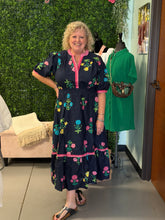 Load image into Gallery viewer, Petal Parade Print Midi Dress
