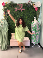Load image into Gallery viewer, HAPPY DANCE APPLE GREEN DRESS

