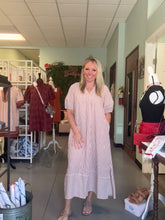 Load image into Gallery viewer, Stripe pattern adorable midi dress
