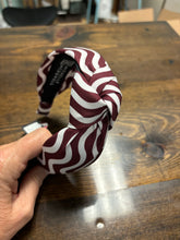 Load image into Gallery viewer, Maroon and White Headbands
