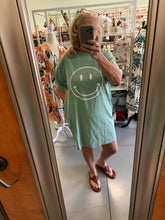 Load image into Gallery viewer, Smiley cotton tshirt dress

