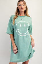 Load image into Gallery viewer, Smiley cotton tshirt dress
