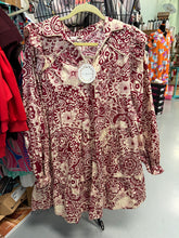Load image into Gallery viewer, Mixed Print Flutter Ruffle Long Sleeve Dress
