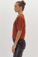 Load image into Gallery viewer, Solid v-neck short sleeve knit top
