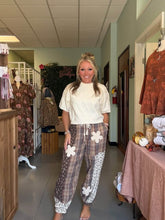 Load image into Gallery viewer, Plaid and floral pants
