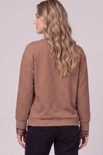 Load image into Gallery viewer, LONG SLEEVE PUMPKIN PATCHWORK TOP

