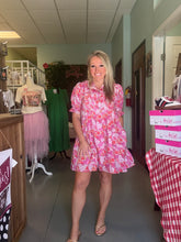 Load image into Gallery viewer, Floral print short sleeve dress
