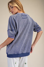 Load image into Gallery viewer, Washed Terry Banded Pullover
