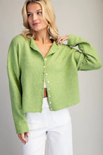 Load image into Gallery viewer, Solid Button Down Long Sleeve Cardigan
