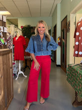 Load image into Gallery viewer, SOFT STRETCH HIGH WAISTED TWILL PANTS
