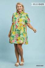 Load image into Gallery viewer, Jacquard Bloomscape Print Dress
