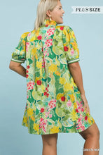 Load image into Gallery viewer, Jacquard Bloomscape Print Dress
