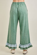 Load image into Gallery viewer, Mineral washed pants with ruffles
