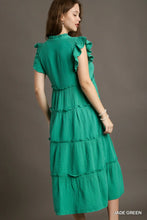 Load image into Gallery viewer, Beautiful Jade green gauze dress
