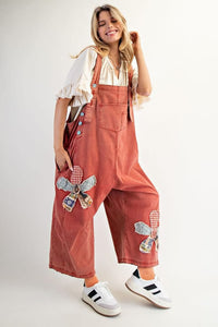 Denim oversized Overalls