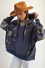 Load image into Gallery viewer, Daisy Patch Washed Terry Hoodie

