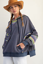 Load image into Gallery viewer, Daisy Patch Washed Terry Hoodie
