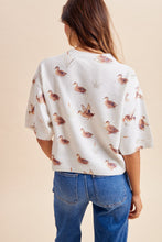 Load image into Gallery viewer, Mallard Print Loose Fit Soft Sweater Top
