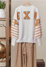 Load image into Gallery viewer, Texas Embroidery Round Neck Sweater

