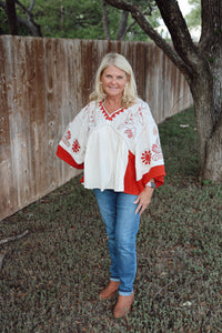 Gorgeous bohemian style top