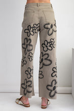 Load image into Gallery viewer, Dusty Sage Flower Jeans
