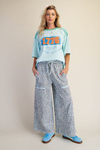 Load image into Gallery viewer, ANIMAL PRINT MINERAL WASHED TERRY KNIT LOUNGE PANTS- Coming end of Nov
