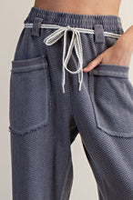 Load image into Gallery viewer, TEXTURED KNIT WASHED PANT
