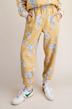 Load image into Gallery viewer, FLORAL PRINTED WASHED JOGGER PANTS- SEPT 1st ship date
