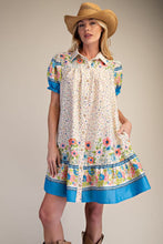 Load image into Gallery viewer, CUTEST BORDER PRINTED DRESS
