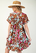 Load image into Gallery viewer, The Amy PRINTED RAYON CHALLIS WOVEN DRESS
