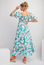 Load image into Gallery viewer, Beautiful floral print poplin maxi dress
