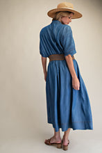 Load image into Gallery viewer, Button Down washed denim dress - TAMMYS FAVORITE
